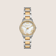 Michael Kors Women's Sage White Dial Silver Case Watch MK4910
