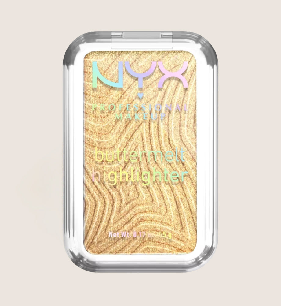 NYX Professional Makeup Buttermelt Highlighter, Powder Highlighter Vegan Formula