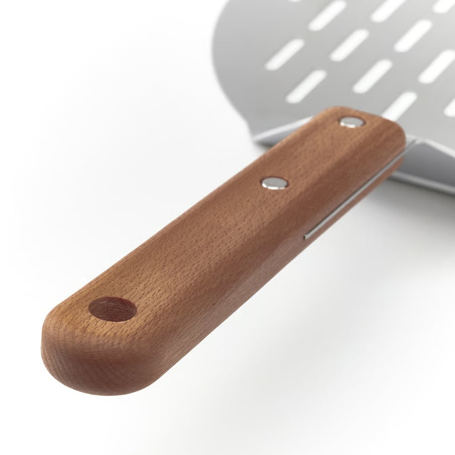 IKEA HAVSTULPAN Pizza shovel, stainless steel/beech, 57 cm, Solid beech, Oil