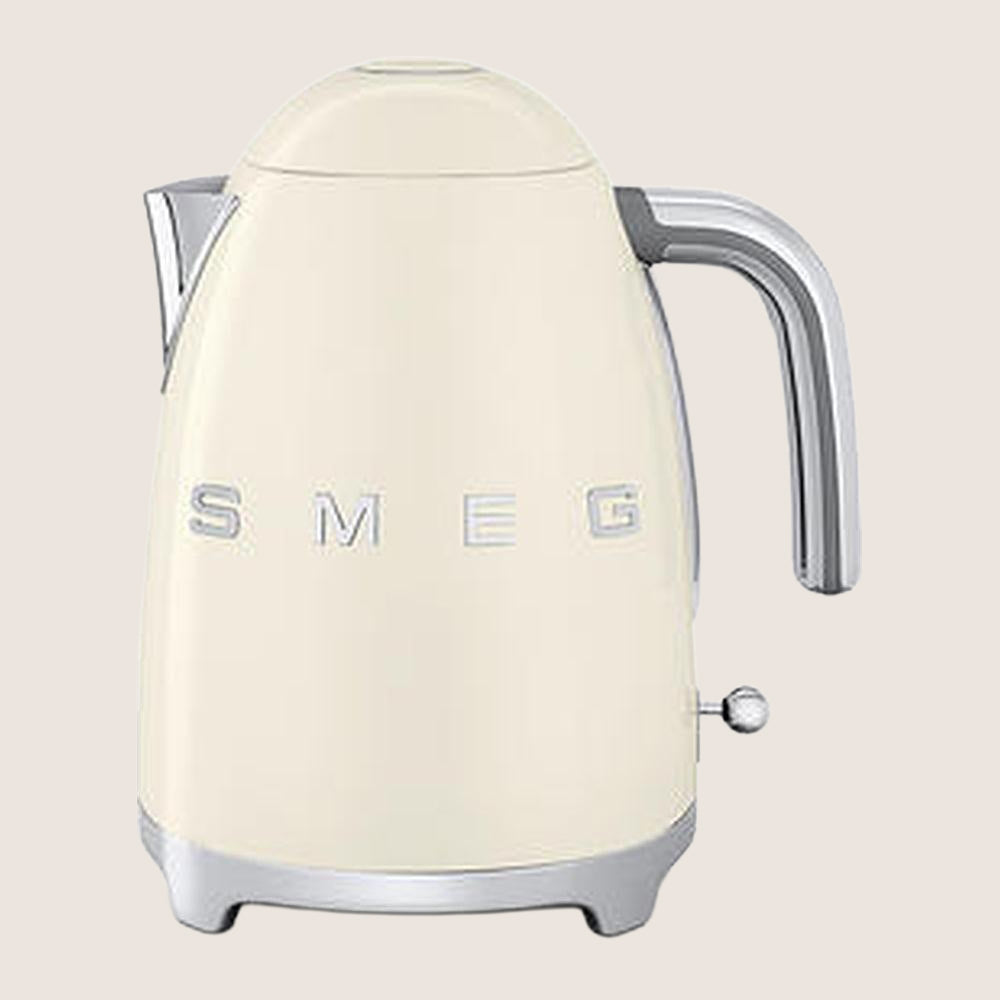 SMEG KLF03CRUK Jug Kettle with Premium Italian Design 1.7L - Cream