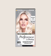 L'Oréal Paris Preference Le Blonding Ultra Platinum Bleach: Extreme lift for a brilliant platinum blonde finish