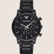 Emporio Armani Mens Watch Black Stainless Steel Bracelet AR1895