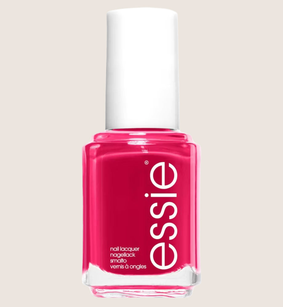 Essie Nail Polish 30 Bachelorette Bash Creamy Fuchsia Red Pink Colour, Original High Shine and High Coverage Nail Polish Premium Quality 13.5 ml