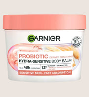 Garnier Probiotic Hydra-Sensitive Body Balm, Body Balm for Sensitive Skin, Vegan Formula, With Probiotic Fractions 380ml
