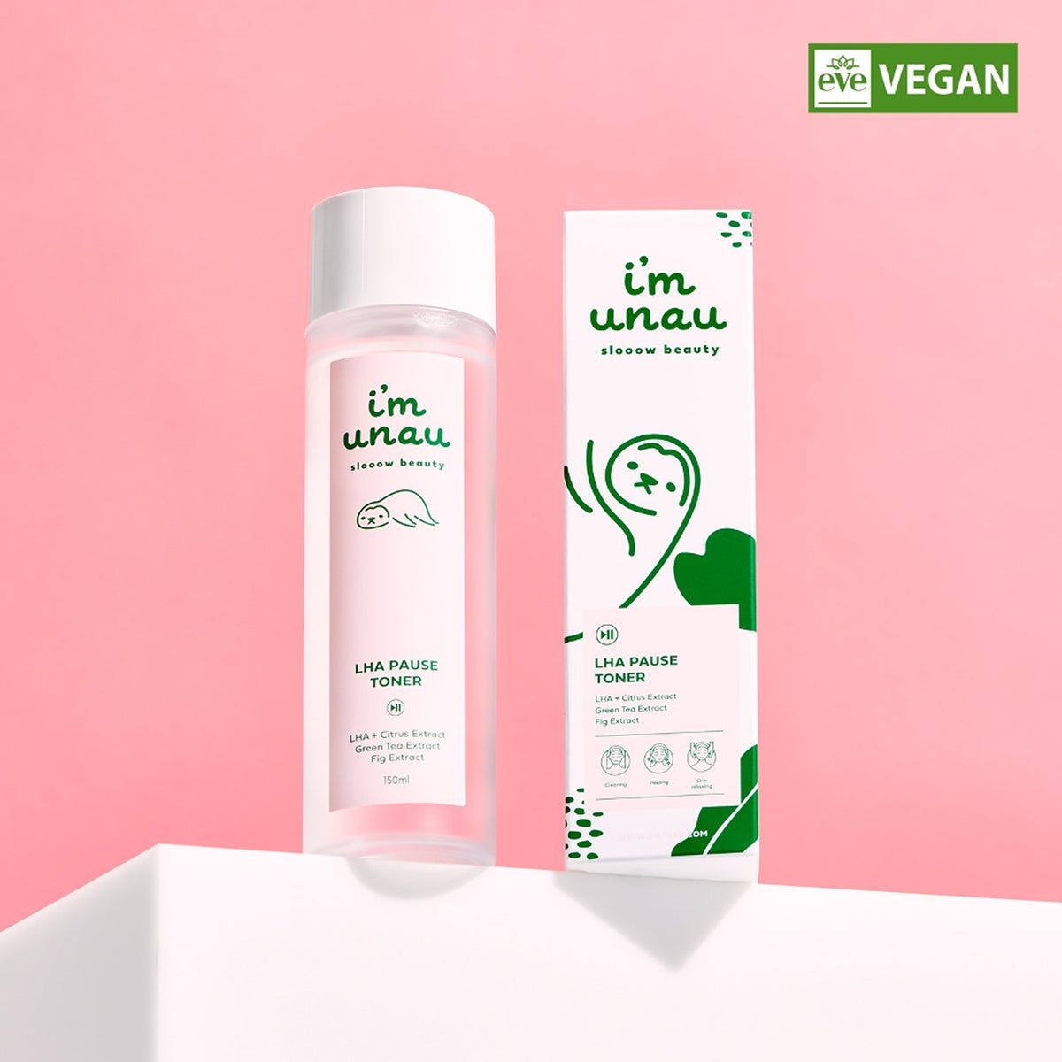 i'm unau LHA PAUSE TONER 190ml