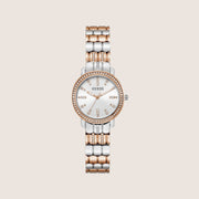 Guess Women's Hayley Watch Crystal-Set White Dial GW0612L3
