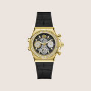 Guess Women's Black Dial Watch Black Dial GW0553L4