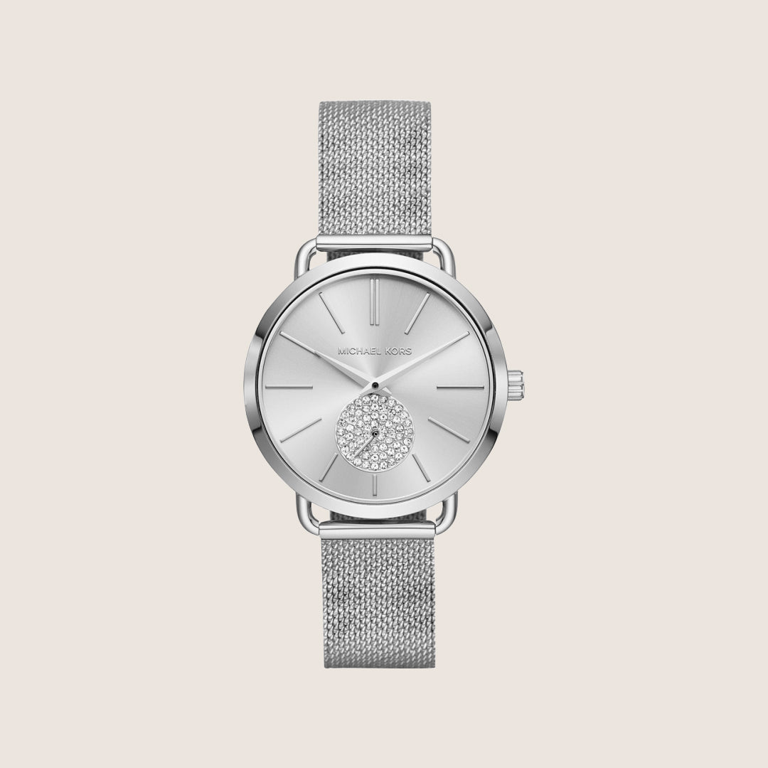 Michael Kors Women's Portia Silver Dial Watch MK3843