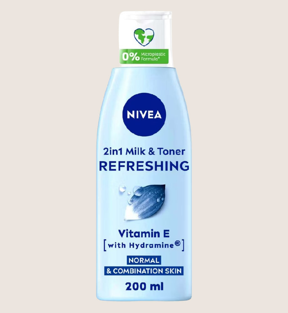 NIVEA 2-in-1 Face Cleanser & Toner, 200ml