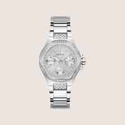Guess Women's Envy Watch Crystal-Set Silver Dial GW0878L1