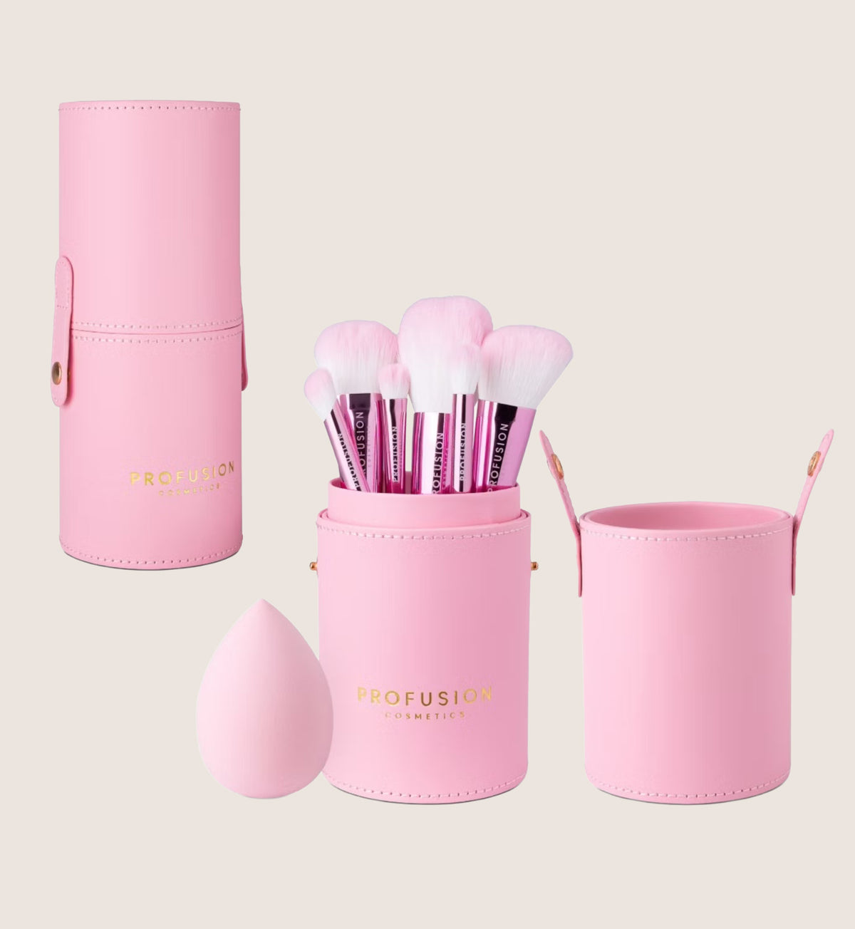 Profusion Brush Set With Sponge Beauty Gift Set For Her