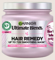 Garnier Ultimate Blends Rice Water Infusion & Starch Hair Remedy Mask 340ml