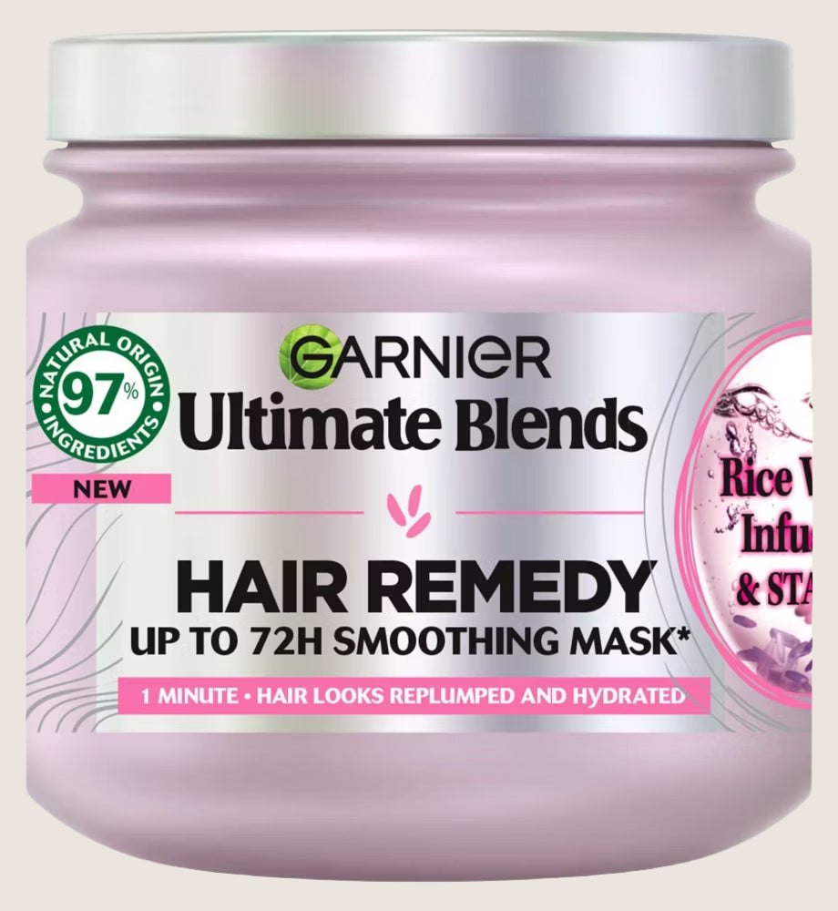 Garnier Ultimate Blends Rice Water Infusion & Starch Hair Remedy Mask 340ml