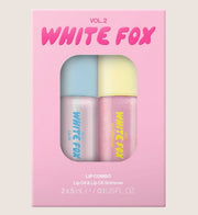 White Fox Lip Combo Lip Oil And Lip Shimmer Beauty Gift Set For Her