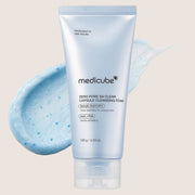 MEDICUBE Zero Pore Clearing Capsule Cleansing Foam BHA + AHA + PHA Pore-Purifying Cleanser 120g