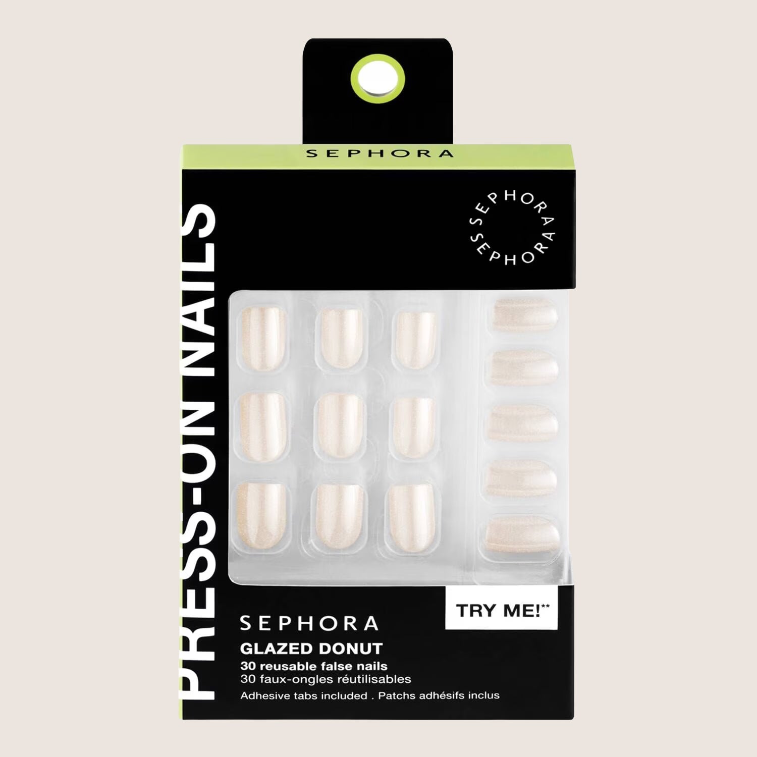 Sephora Collection Press-On Gel Nails Kit Salon-Finish Complete Manicure Set