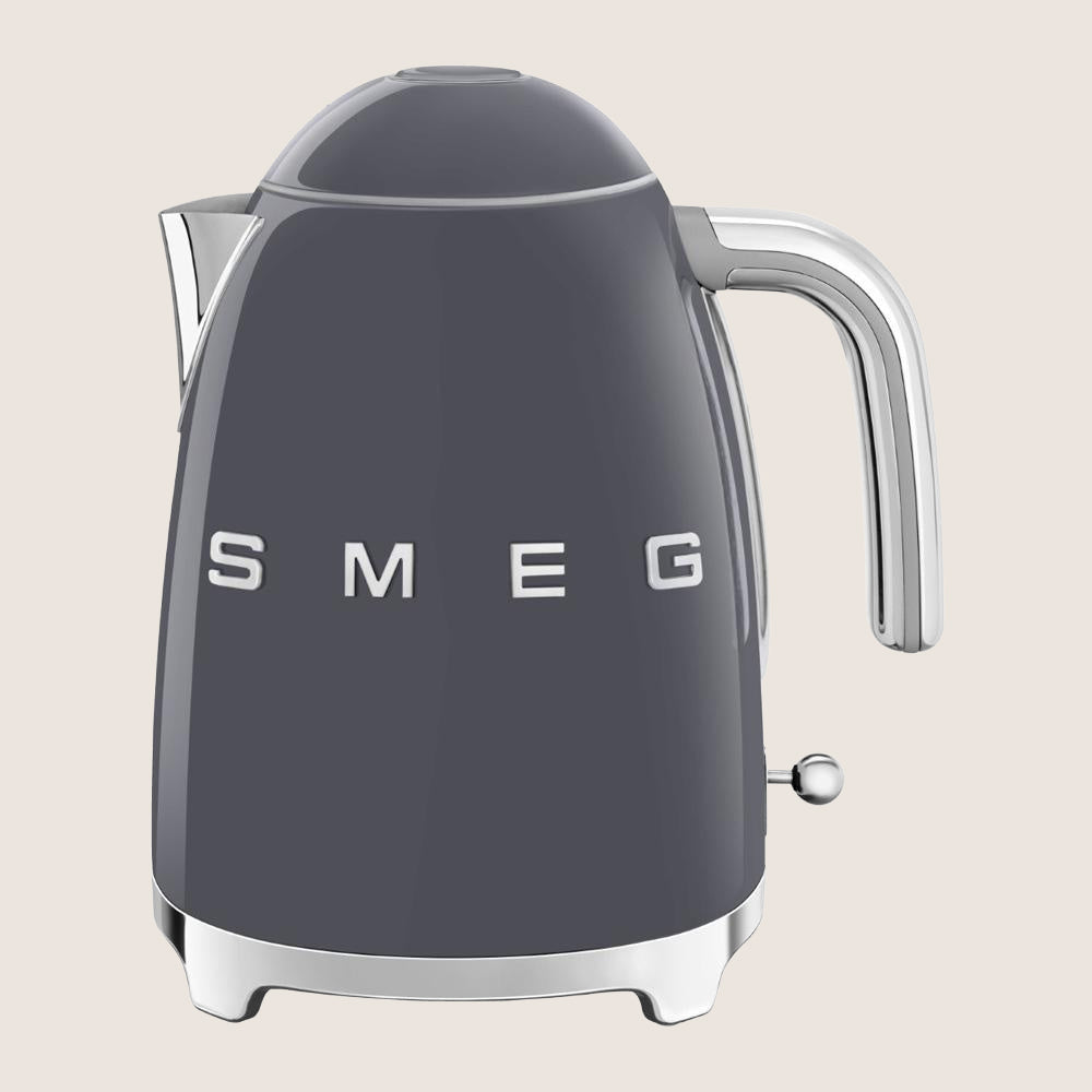 SMEG KLF03GRUK Jug Kettle with Slate Grey Finish 1.7L - Slate Grey