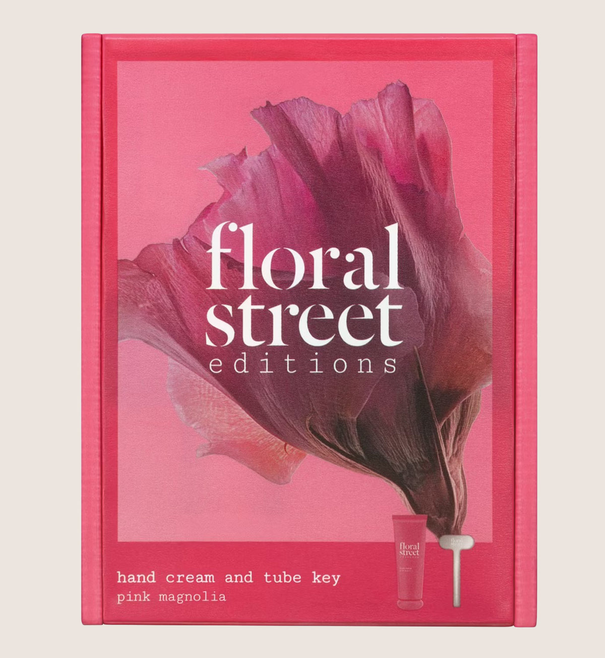 Floral Street Pink Magnolia Hand Cream And Tube Key Bath & Body Gift Set For Her