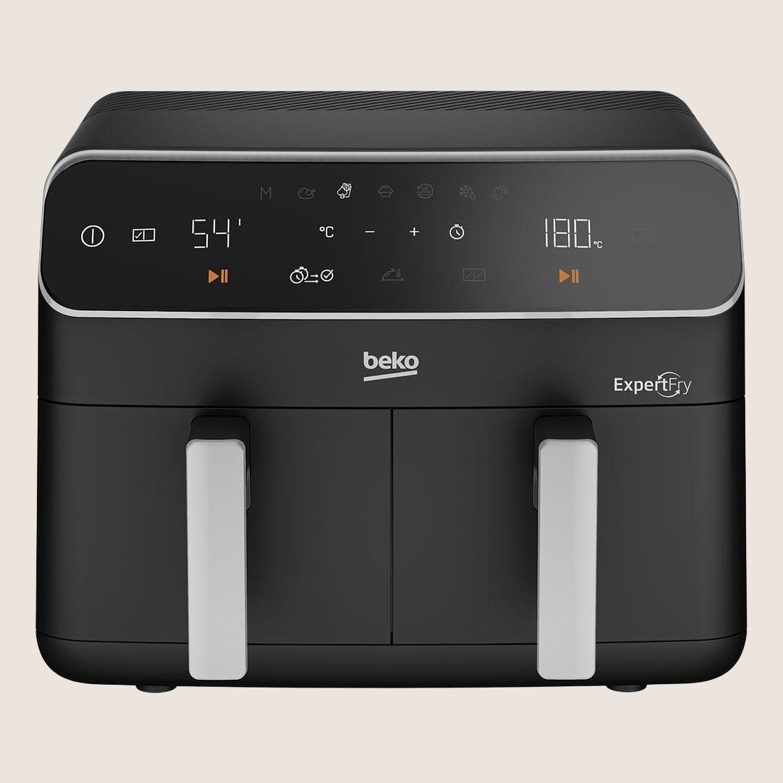 BEKO ExpertFry FRL5387B Dual Zone Air Fryer Smart Finish 8.5L - Black