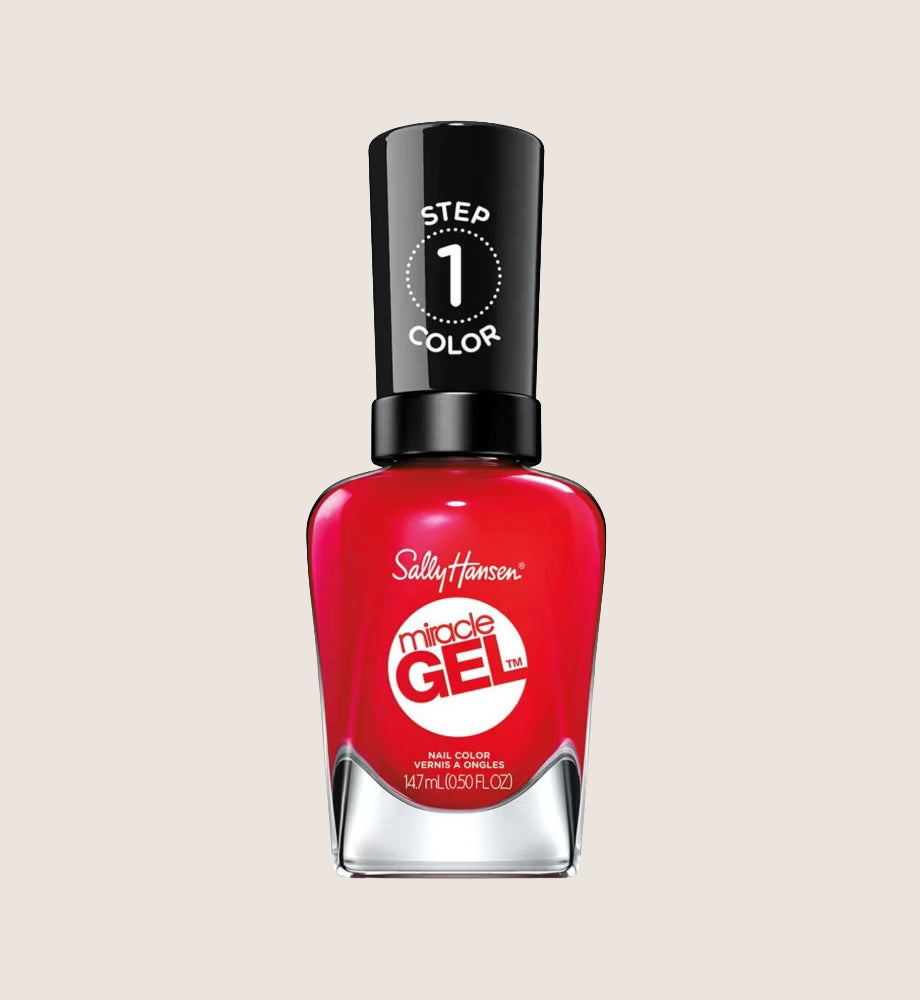 Sally Hansen Miracle Gel Nail Polish, Red Eye, 14.7ml