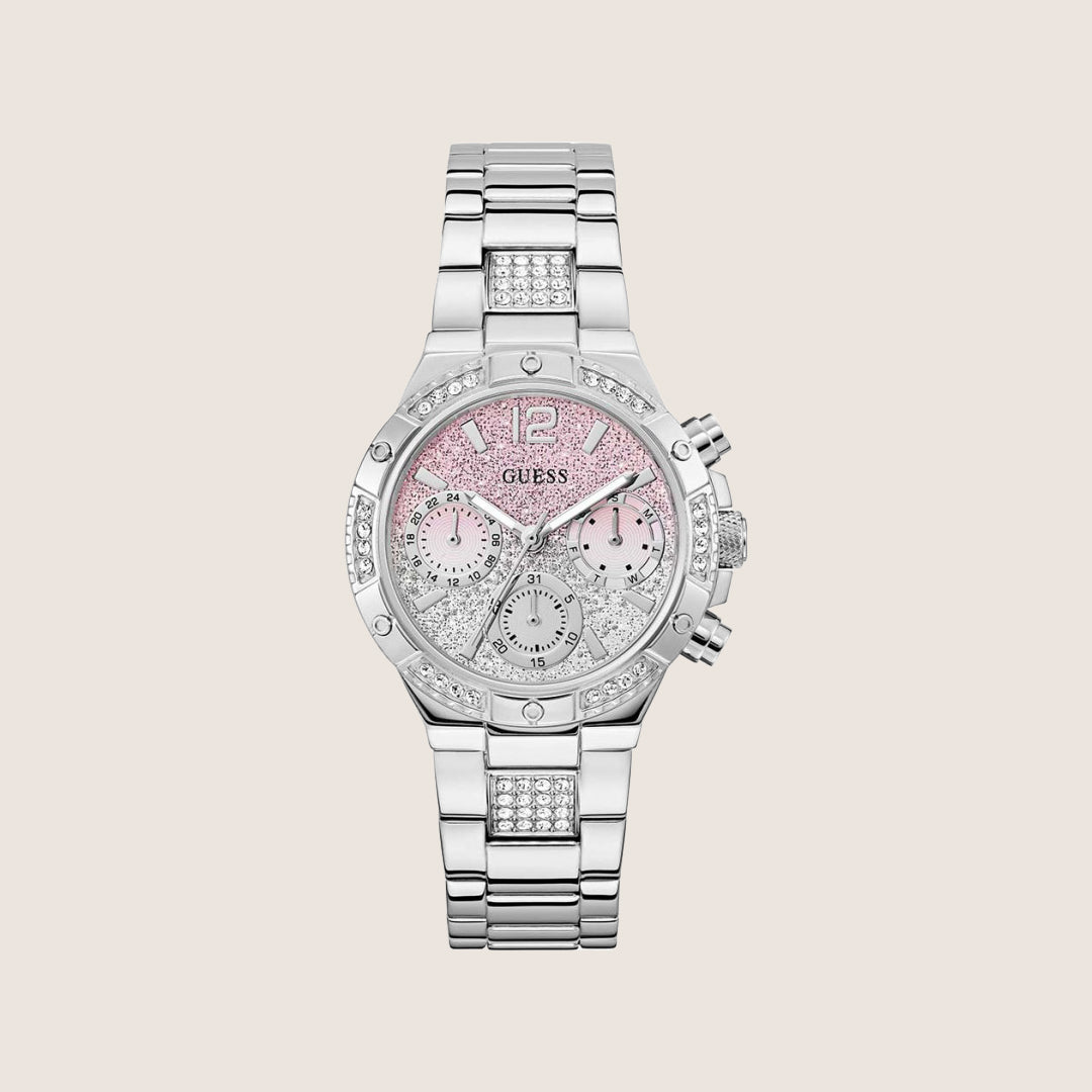 Guess Women's Harlow Watch Crystal-Set Two Tone Dial GW0950L1