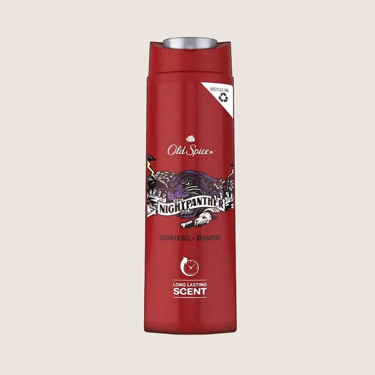 Old Spice Night Panther Shower Gel Bundle 3-in-1 Wash 5 x 400ml