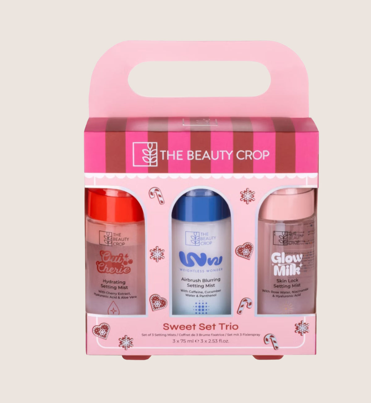 The Beauty Crop Sweet Set Trio Beauty Gift Set For Her