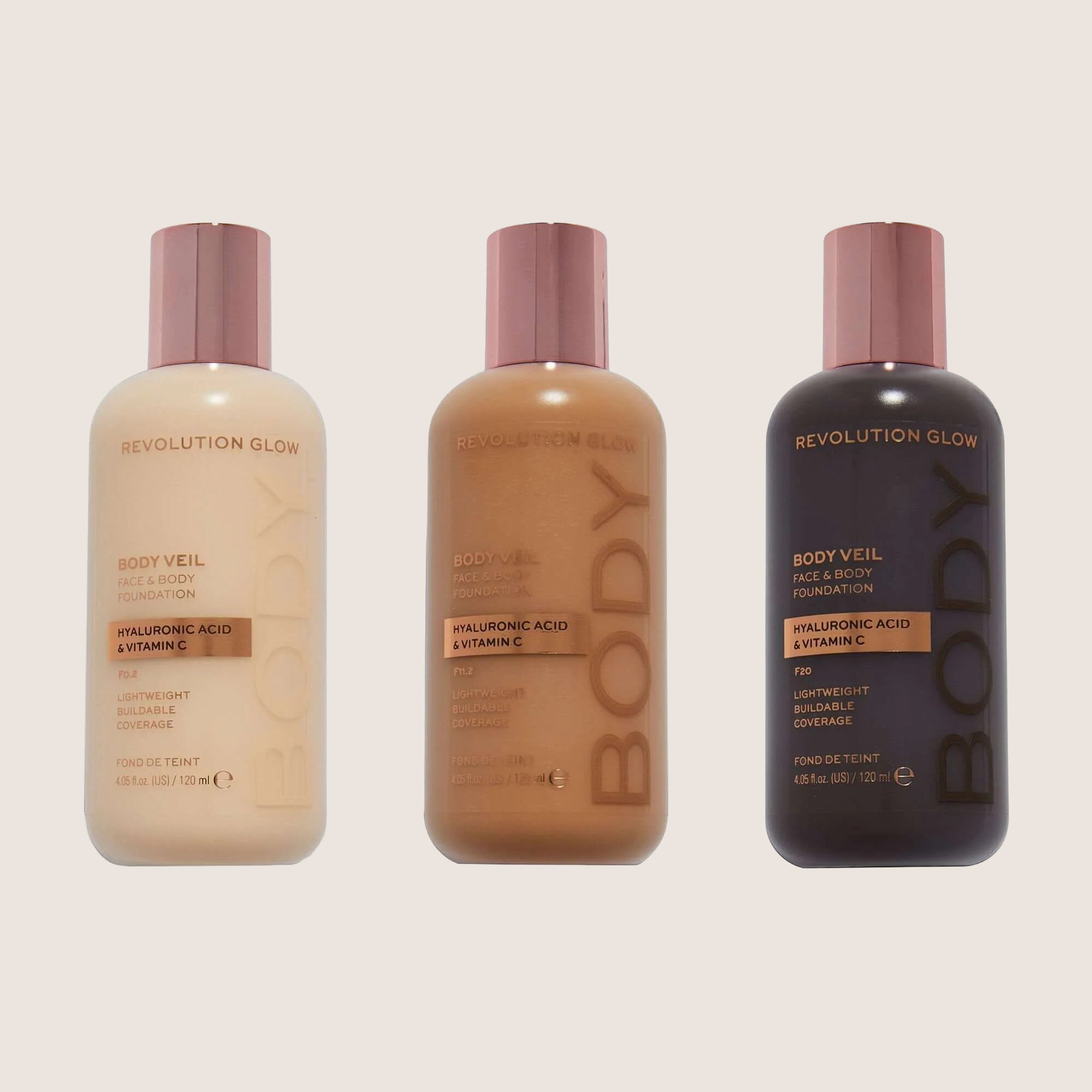 Revolution Body Veil Face & Body Foundation Flawless Base