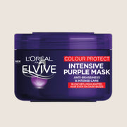 L'Oréal Elvive Colour Protect Anti-Brassiness Purple Hair Mask for Coloured or Highlighted Hair 250ml