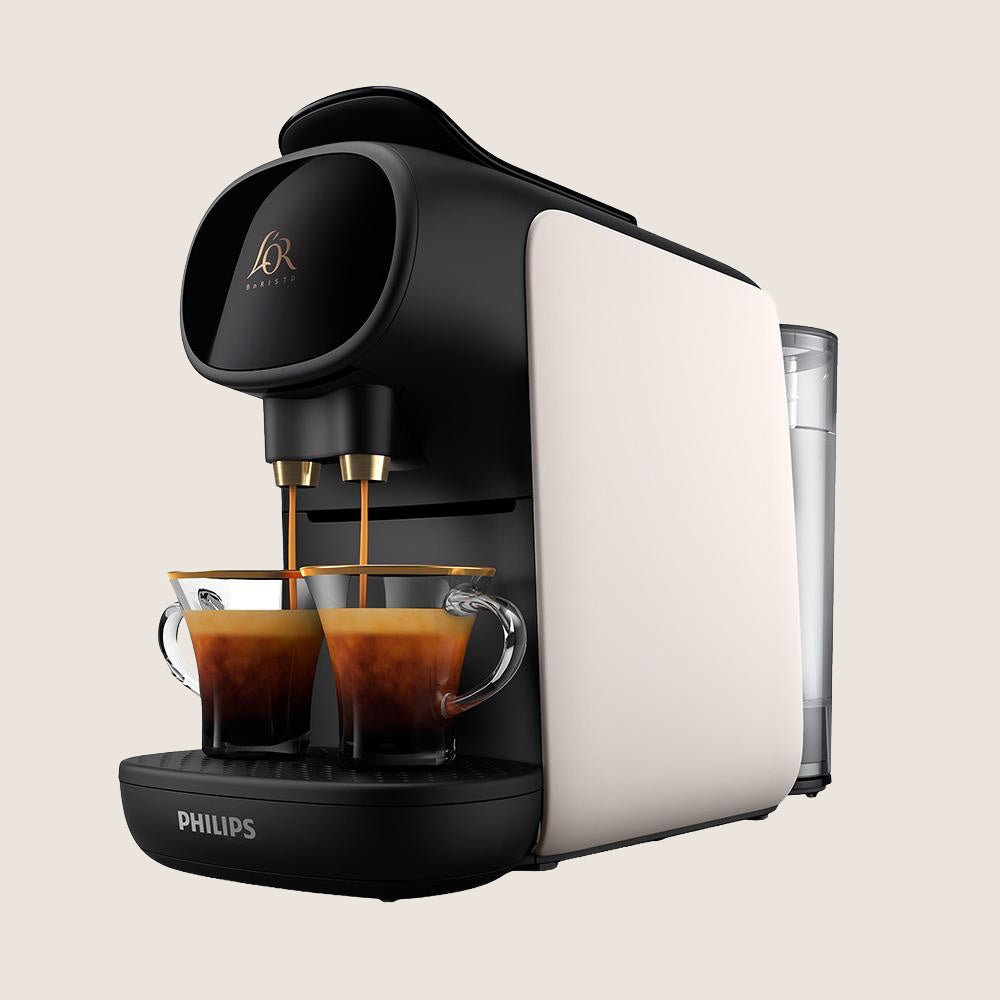 L'OR Sublime by Philips LM9012/00 Coffee Machine Dual Capsule Recognition 19-Bar 0.8L - White