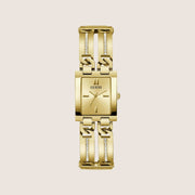 Guess Women's Mod ID Watch Crystal-Set Gold Dial GW0668L2