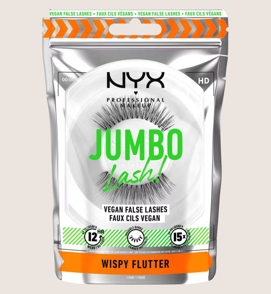 NYX Professional Makeup Jumbo Lash Vegan False Lashes 4 Wispy Flutter