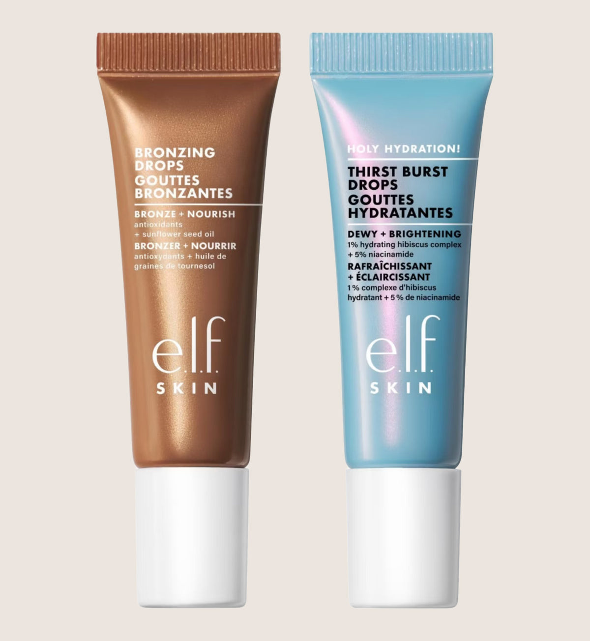 e.l.f. Skin The Hottest Drops Duo 10ml Skincare Gift Set For Her