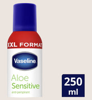 Vaseline Aloe Sensitive 48H Anti-Perspirant Aerosol Deodorant Spray 250ml
