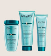 Kérastase Resistance Shampoo, Conditioner and Hair Treatment, Strengthening Routine to Repair Dry Damaged Hair, Trio Set Cleansing Formula
