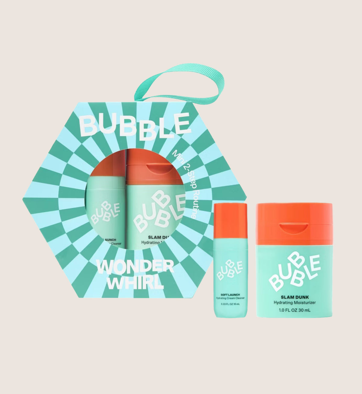 Bubble Wonder Whirl Mini 2 Step Routine Skincare Gift Set For Her