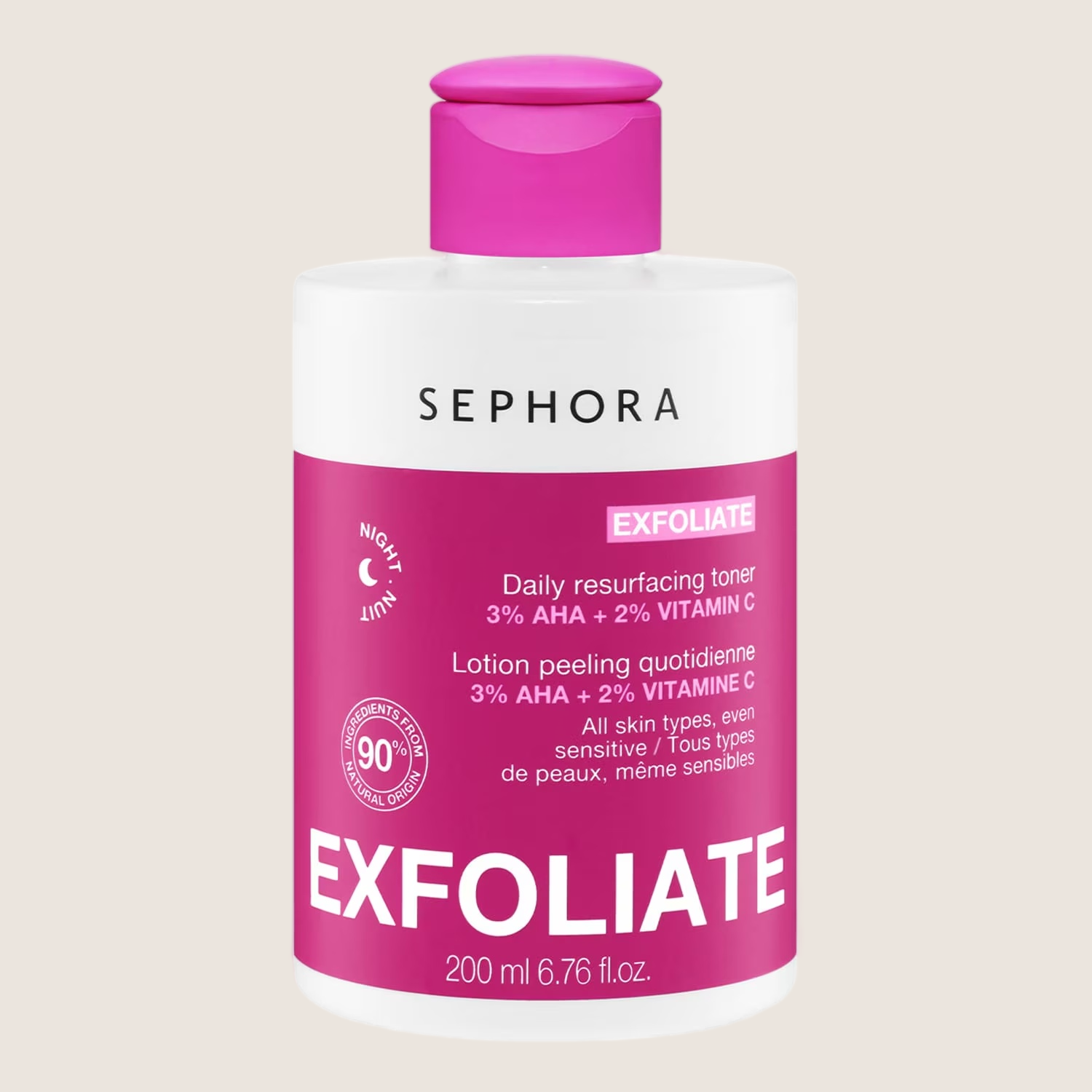 Sephora Collection EXFOLIATE Daily Resurfacing Toner With Vitamin C