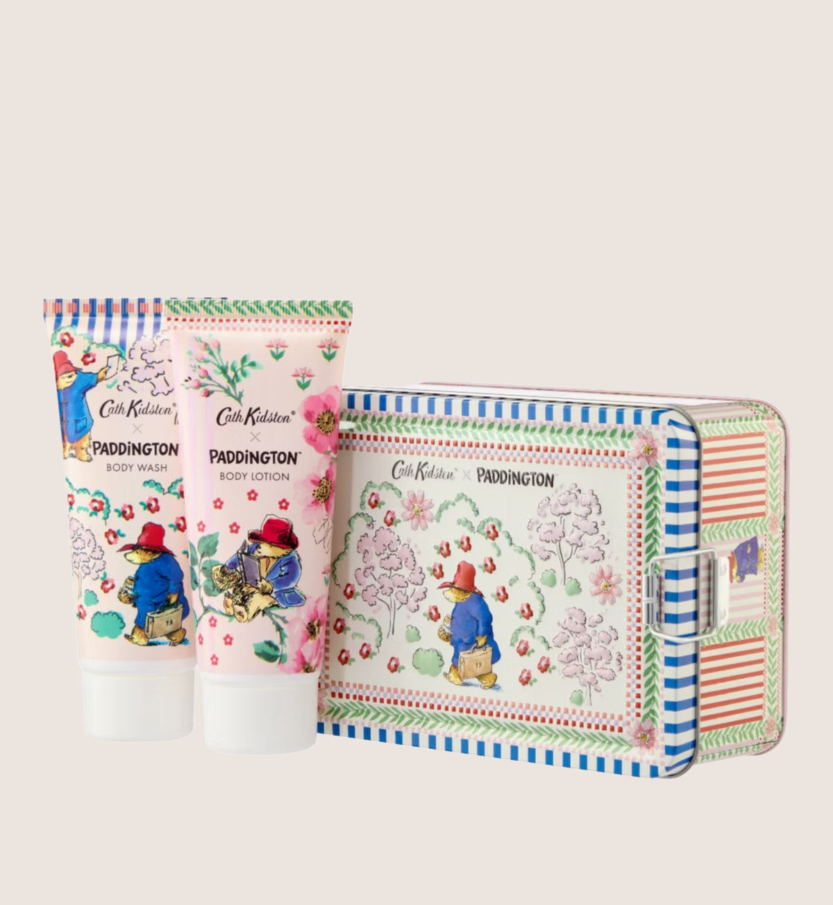 Cath Kidston x Paddington Embossed Sandwich Tin Bath & Body Gift Set For Her
