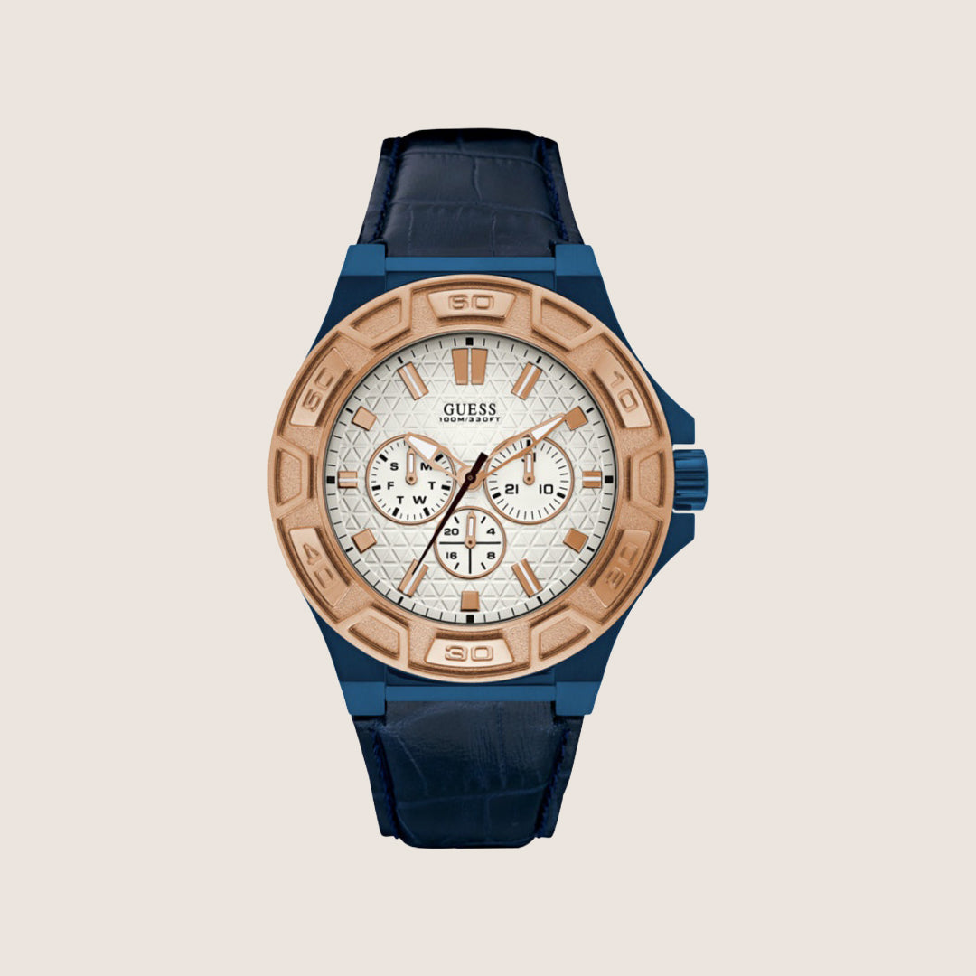 Guess Mens Watch White Dial W0674G7