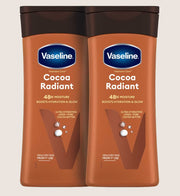 Vaseline Cocoa Radiant Nourishing Body Lotion Twin Pack 400ml x2