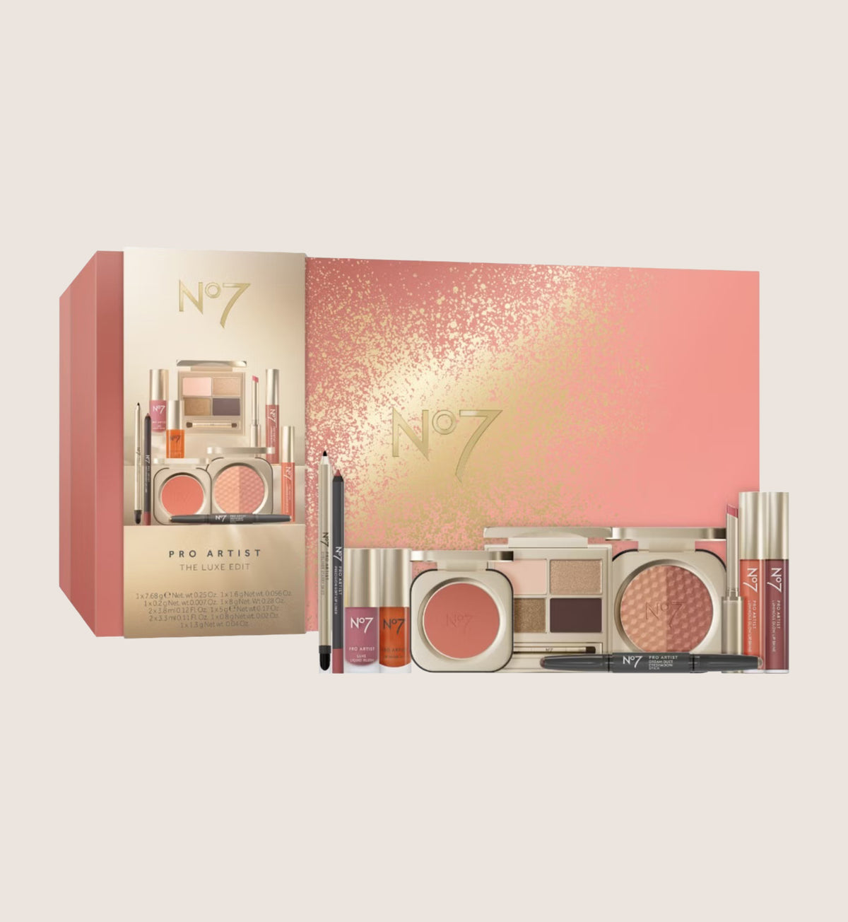 No7 Pro Artist The Luxe Edit Beauty Gift Set For Her