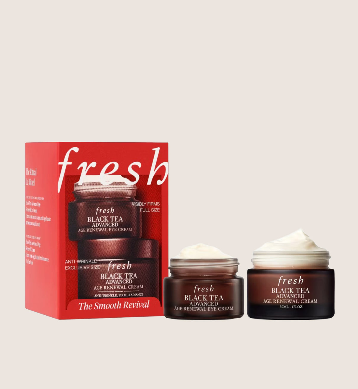 Fresh The Smooth Revival Black Tea Gift Set 45ml Skincare Gift Set For Her