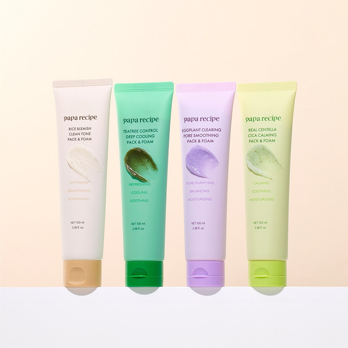 papa recipe Gelato Pack Cleanser 100ml (4 options)