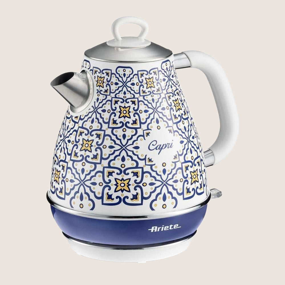 ARIETE Capri 2869/0C Jug Kettle with 360° Rotational Base 1.7L - Blue & White