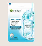 Garnier Hyaluron Barrier Repair Serum Face Mask Enriched with Hyaluronic Acid and Ceramides