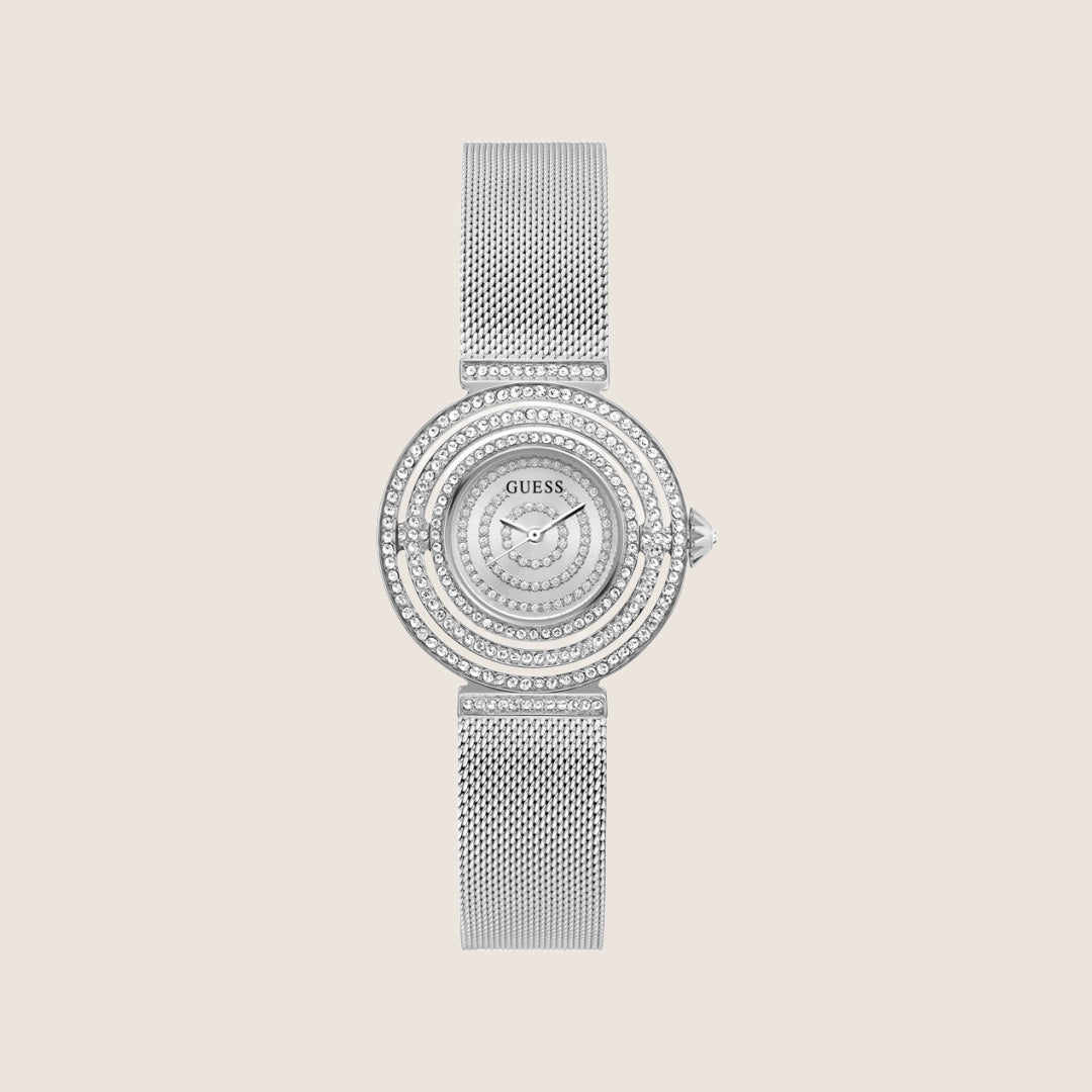 Guess Women's Dream Watch Crystal-Set Silver Dial GW0550L1