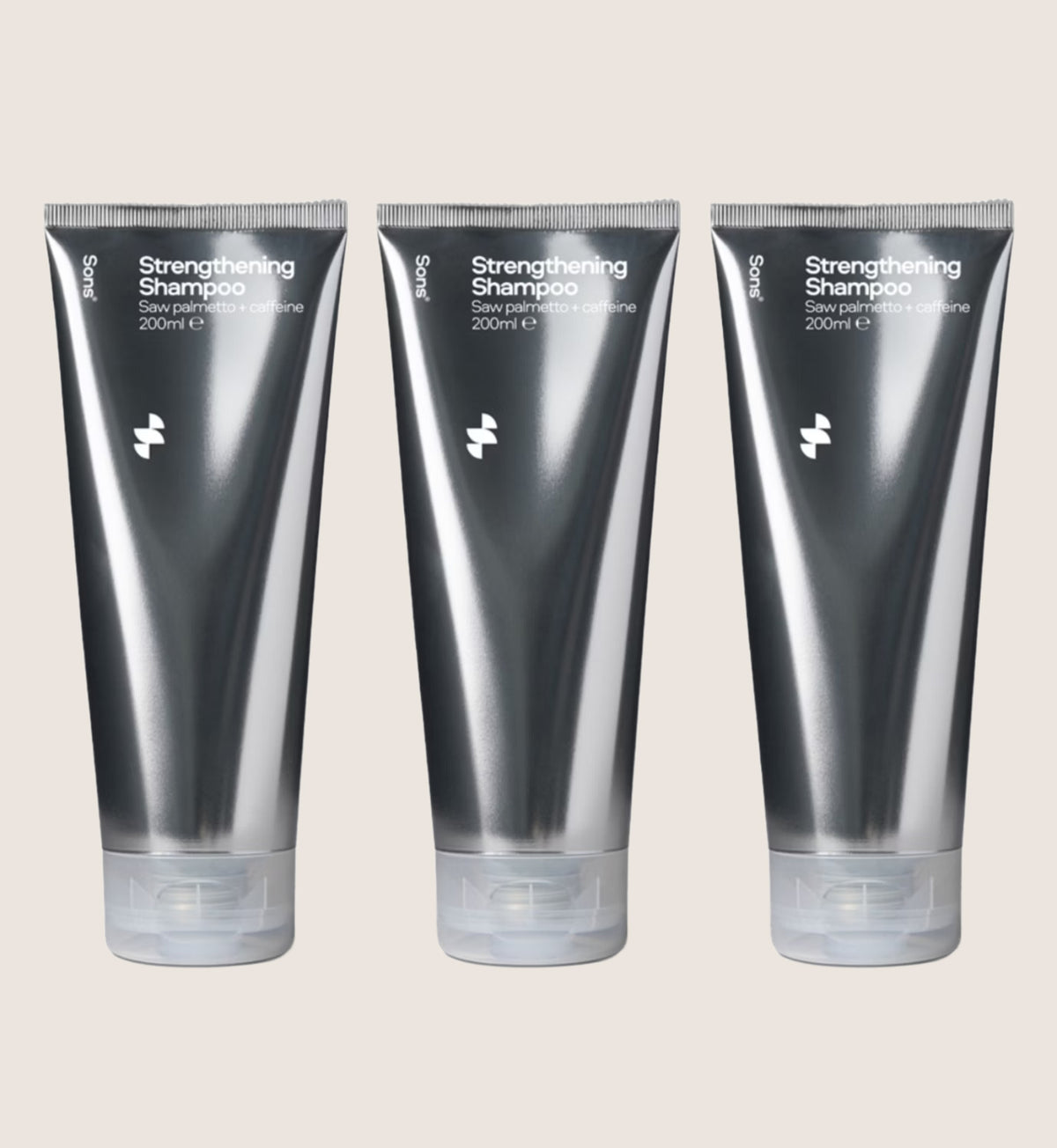 Sons Strengthen Shampoo Bundle 3 Pack 3 x 200ml