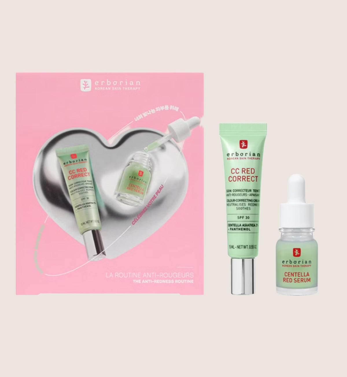 Erborian The Anti-Redness Routine Skincare Gift Set For Her