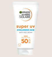 Garnier Ambre Solaire SPF 50 Super UV Anti-Age Face Sun Cream SPF50 50ml