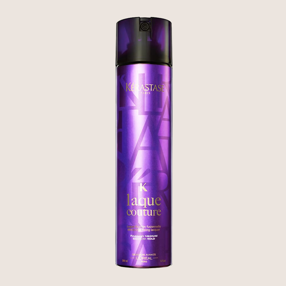 Kérastase Coiffage Couture, Anti-Frizz Hair Spray, Medium Hold, For All Hair Types, Anti-Humidity With Flyaway Control, Professional Care 300ml